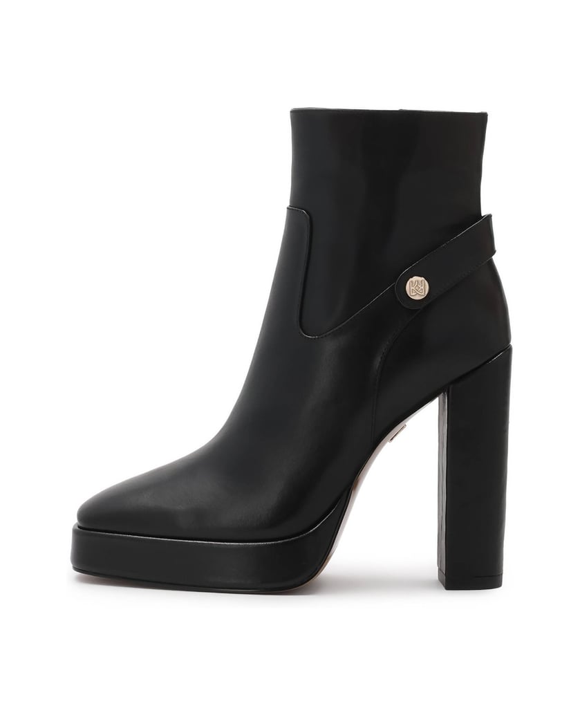 Kazar-Schwarze-Stiefel-mit-Pfosten-und-Plateau-schwarz