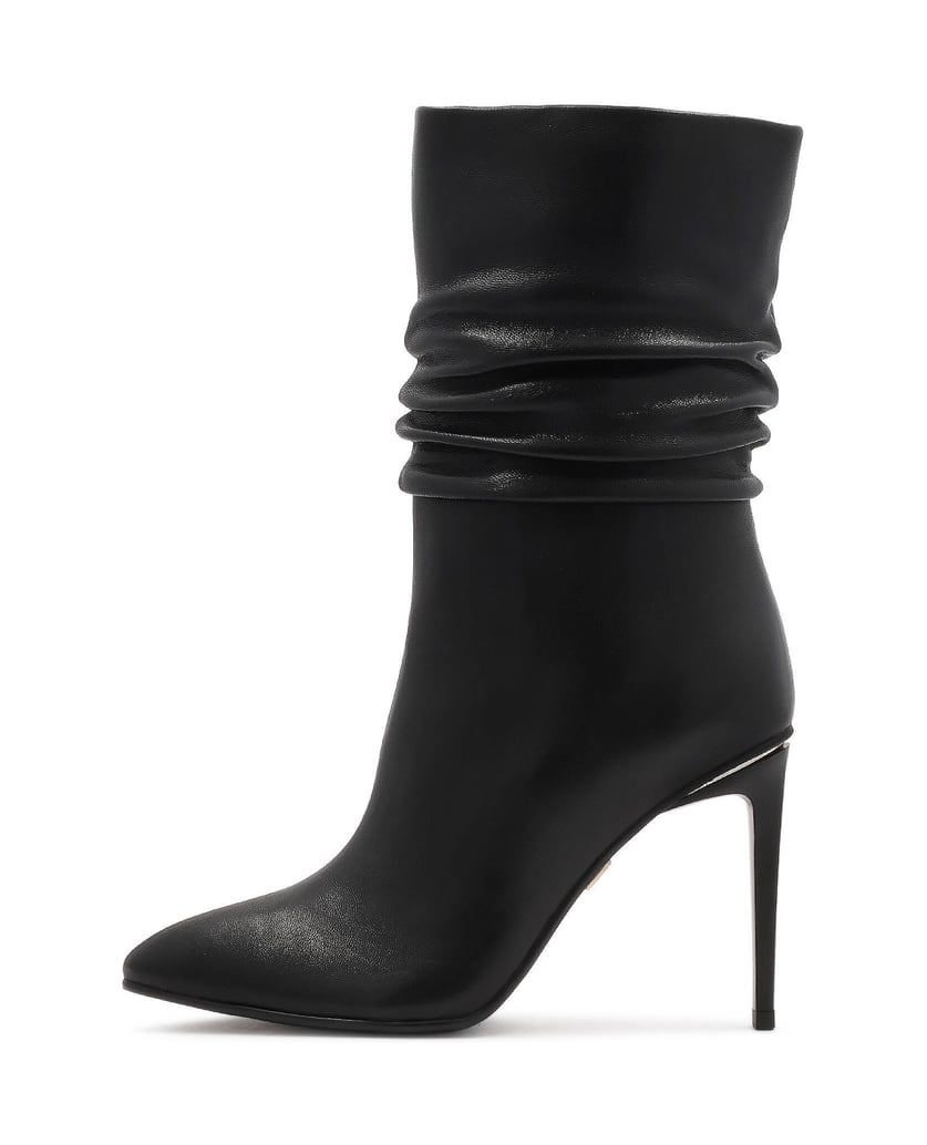 Kazar-Elegant-black-boots-with-creased-upper-čierna