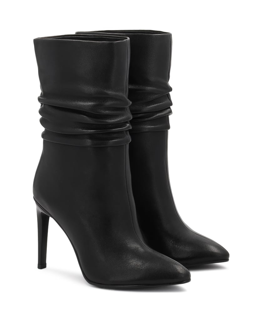 Kazar-Elegant-black-boots-with-creased-upper-čierna