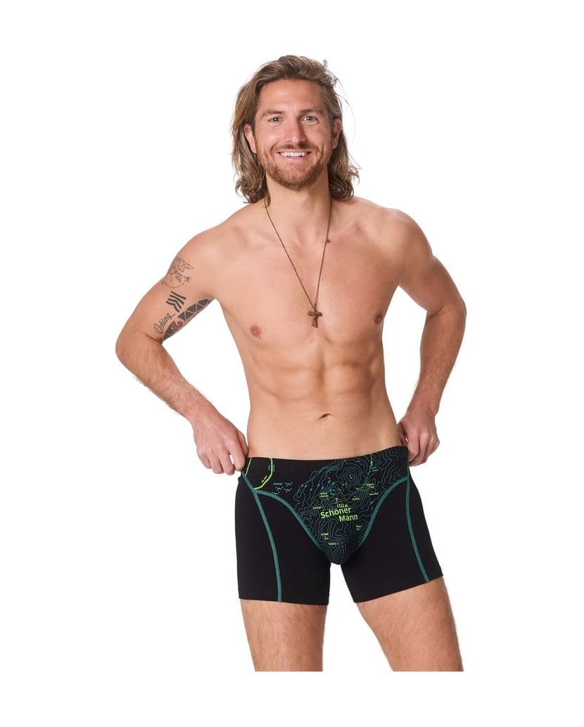 EIN-SCHÖNER-FLECK-ERDE-Herren-Boxershort-1er-Pack-schwarz