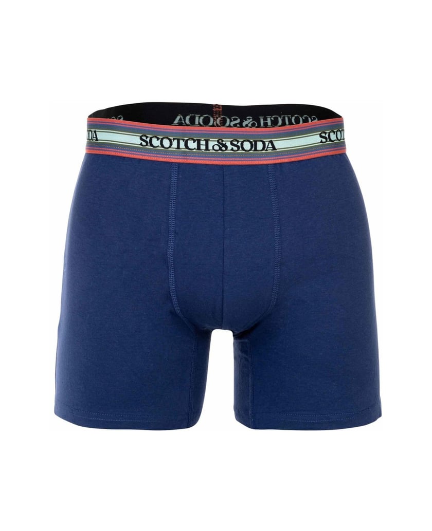 Scotch-&-Soda-Herren-Boxershort-3er-Pack-Solid-Cotton-Stretch-schwarz