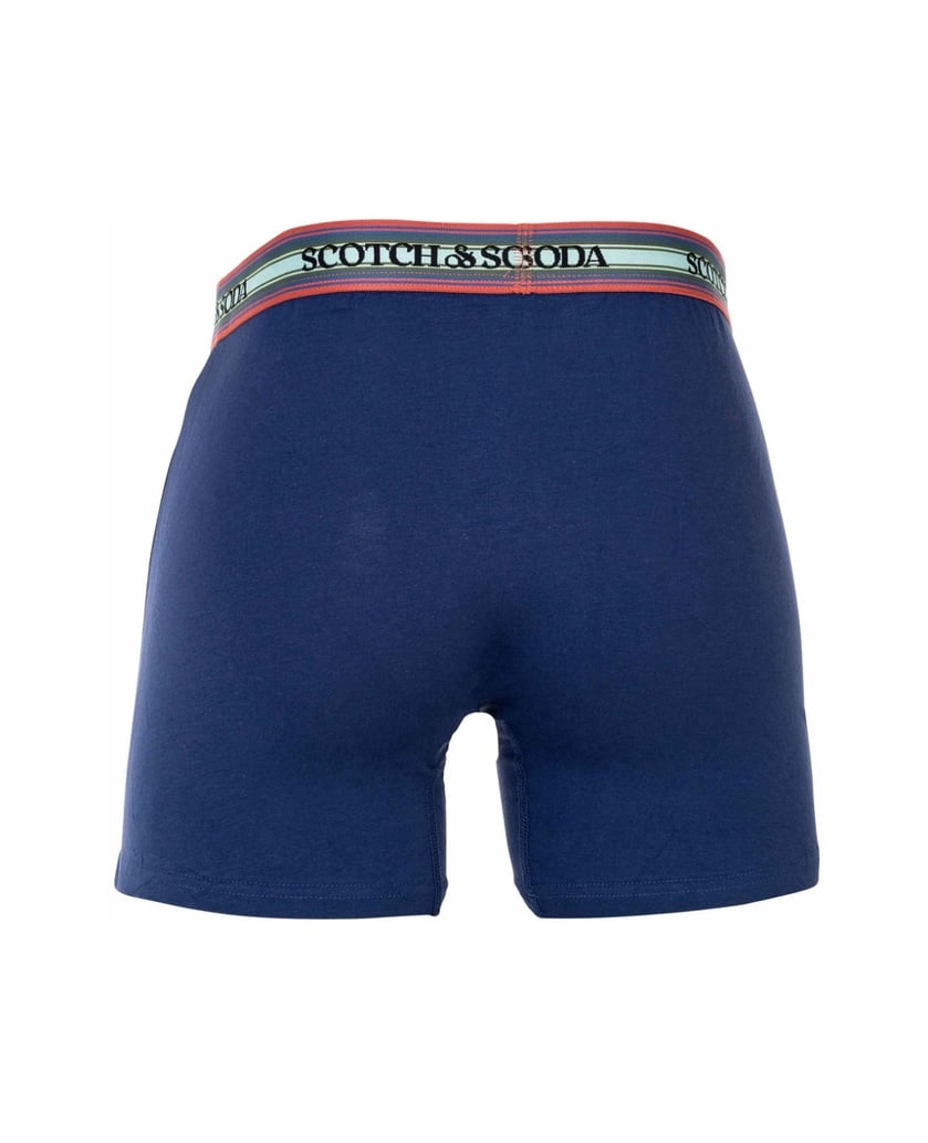 Scotch-&-Soda-Herren-Boxershort-3er-Pack-Solid-Cotton-Stretch-schwarz