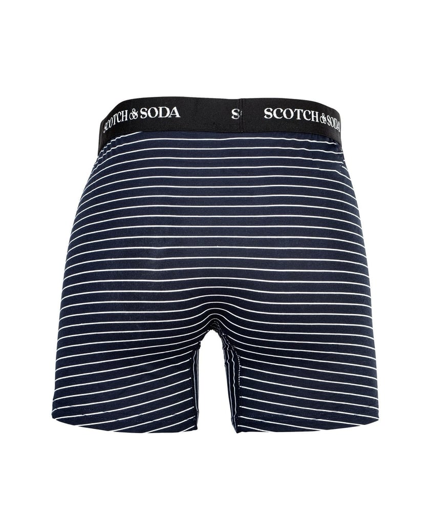 Scotch-&-Soda-Herren-Boxershort-3er-Pack-Solid-Cotton-Stretch-schwarz