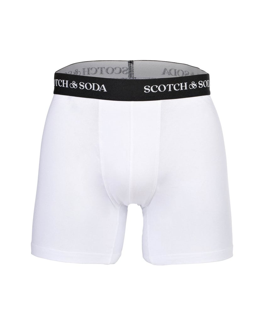Scotch-&-Soda-Herren-Boxershort-3er-Pack-Solid-Cotton-Stretch-schwarz