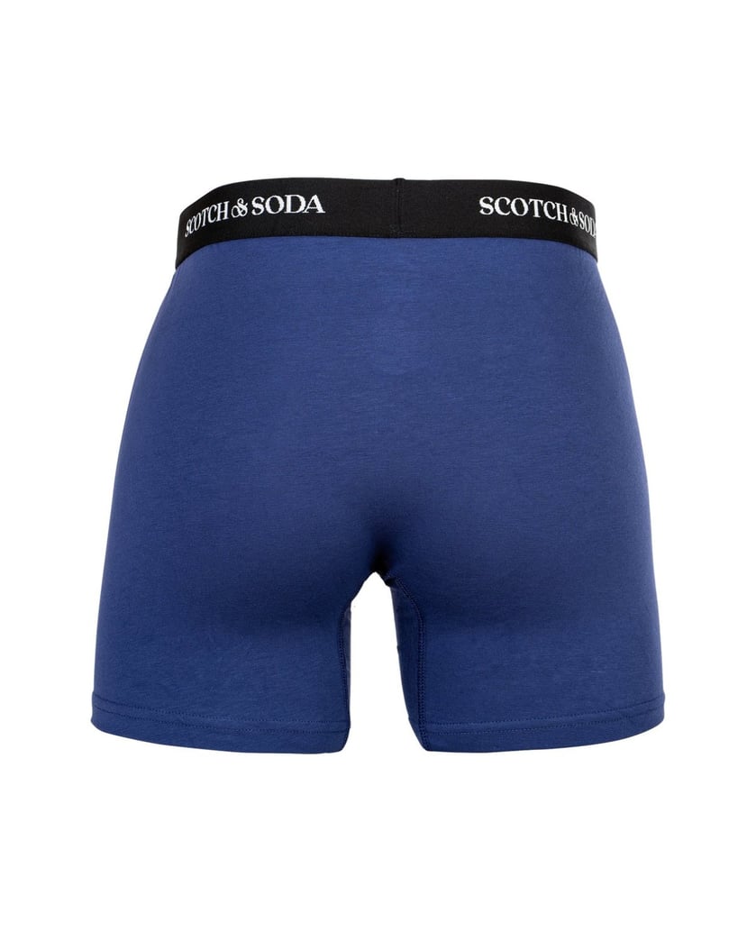 Scotch-&-Soda-Herren-Boxershort-3er-Pack-Solid-Cotton-Stretch-schwarz
