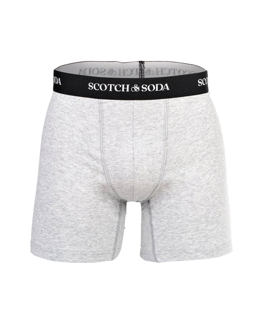 Scotch-&-Soda-Herren-Boxershort-3er-Pack-Solid-Cotton-Stretch-schwarz