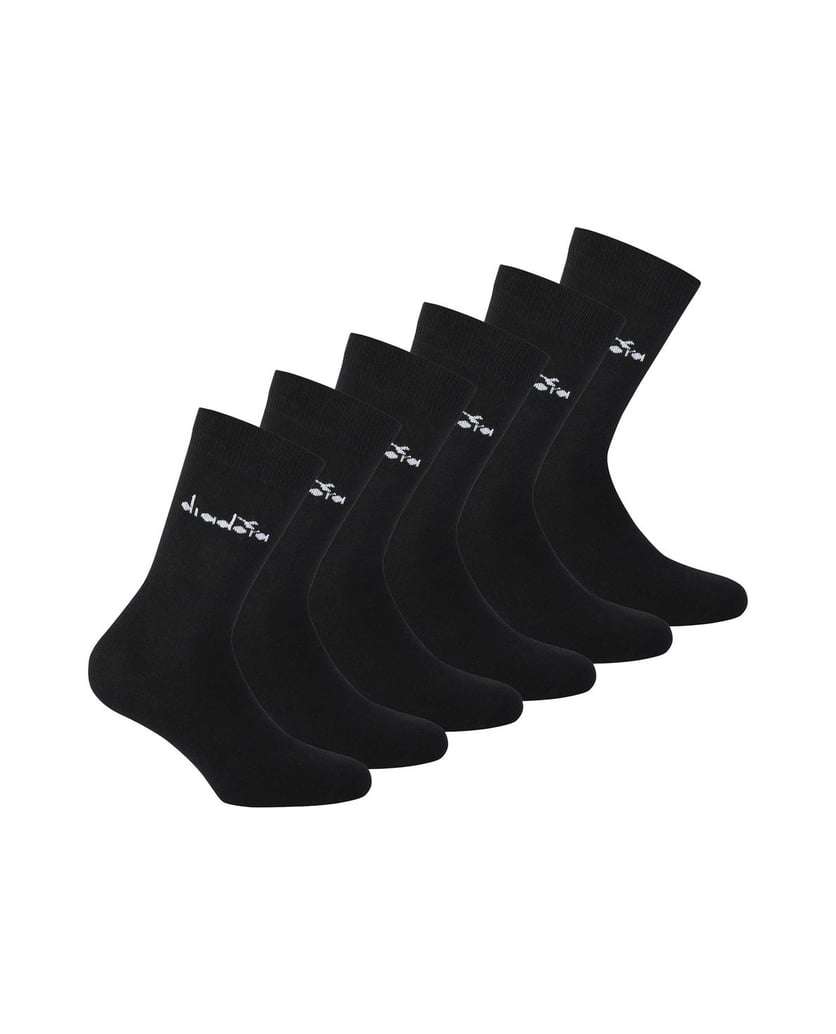 Diadora-Unisex-Socken-6er-Pack-schwarz