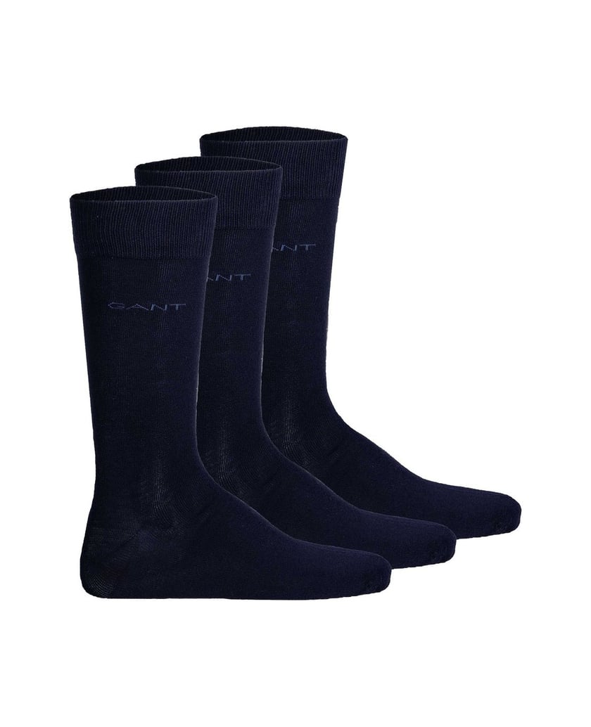 GANT-Herren-Socken-3er-Pack-schwarz