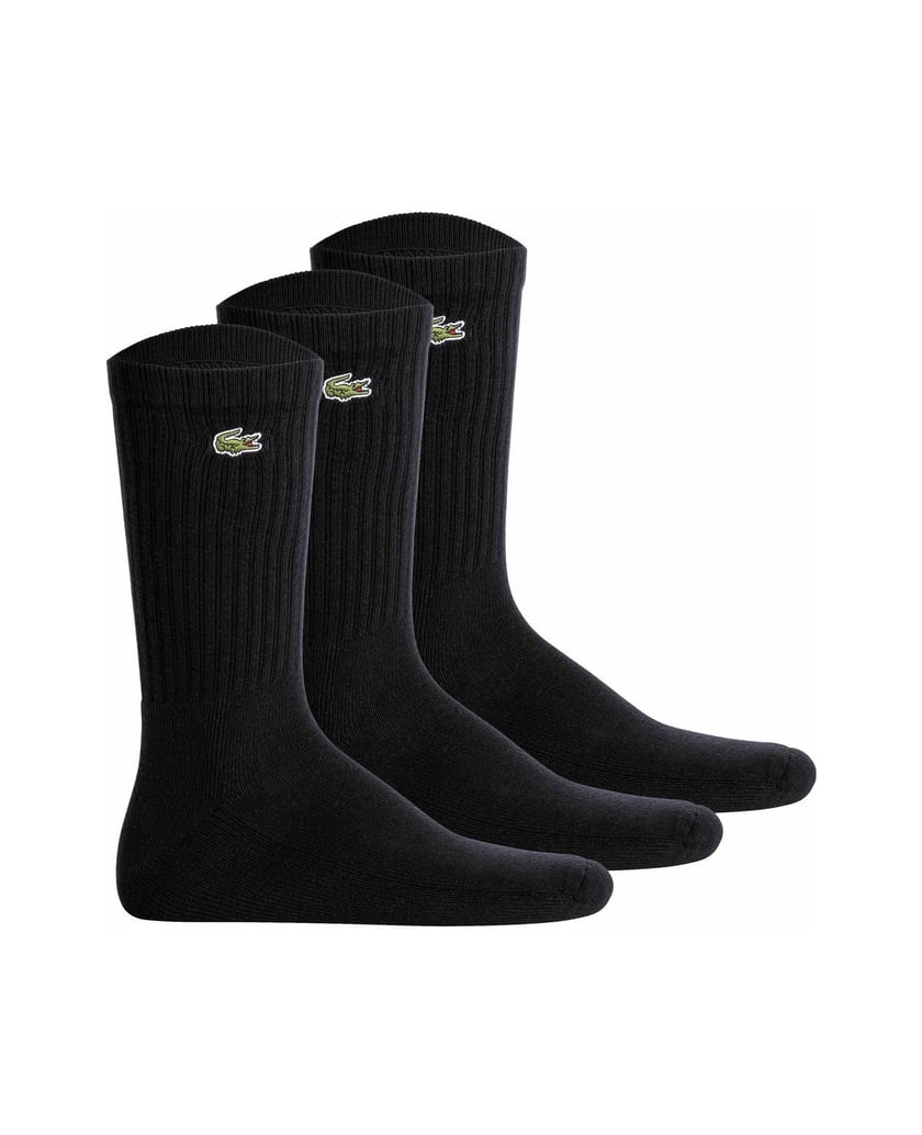LACOSTE-Unisex-Socken-6er-Pack-schwarz