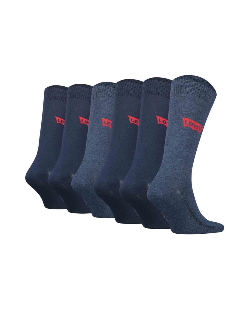 Levis-Herren-Socken-6er-Pack-schwarz