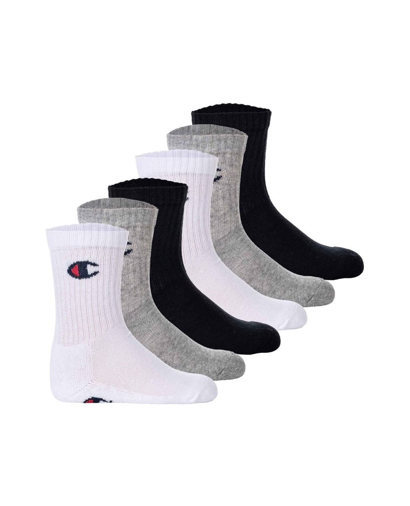 Champion-Unisex-Socken-6er-Pack-schwarz