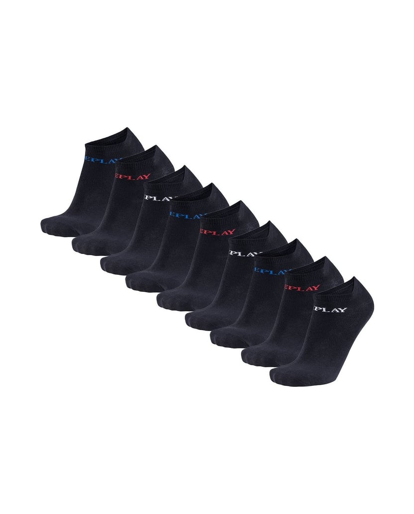 REPLAY-Unisex-Socken-9er-Pack-schwarz