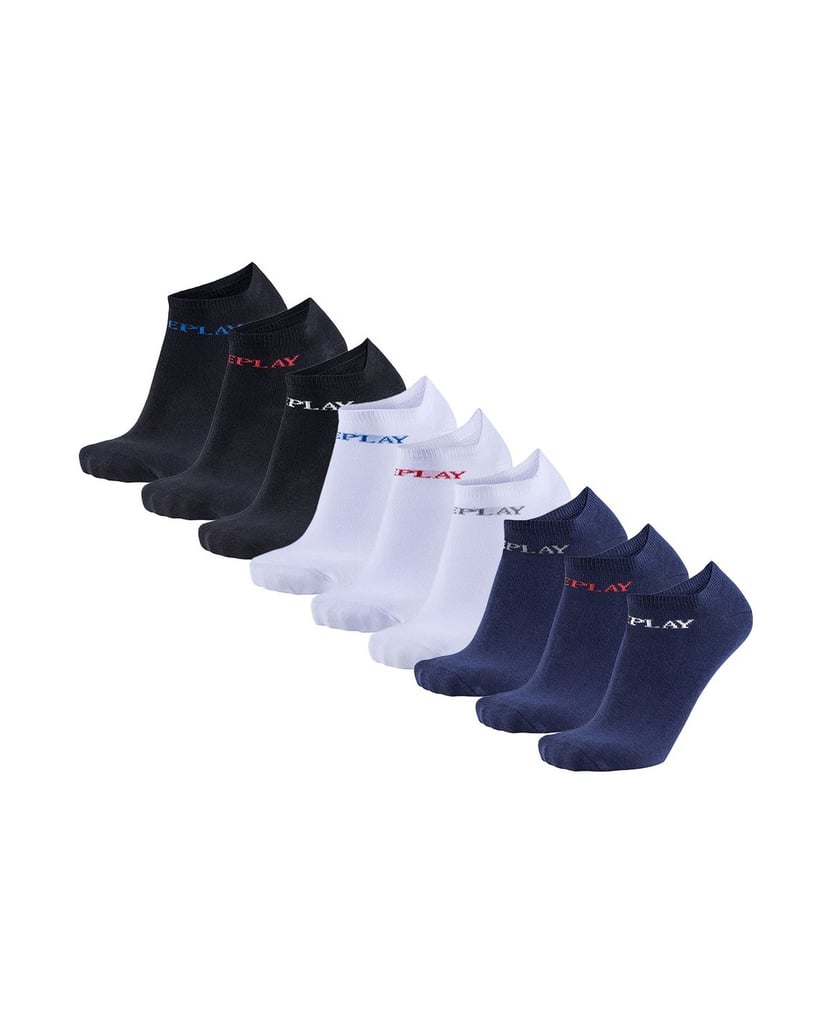 REPLAY-Unisex-Socken-9er-Pack-schwarz