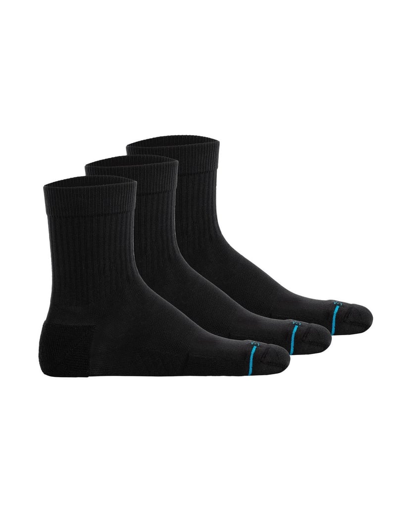 STANCE-Unisex-Socken-3er-Pack-Icon-Quarter-schwarz