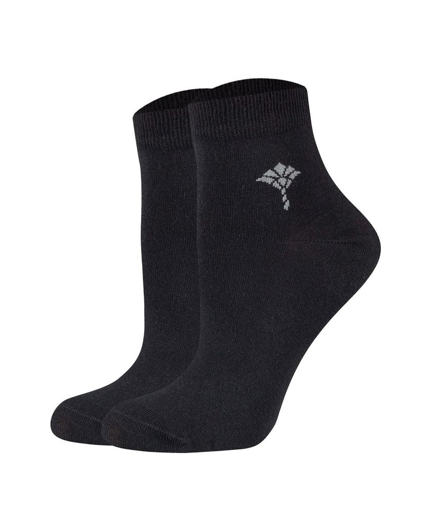 Joop-Damen-Socken-2er-Pack-Women-for-your-daily-glam-cotton-Socks-1p-schwarz