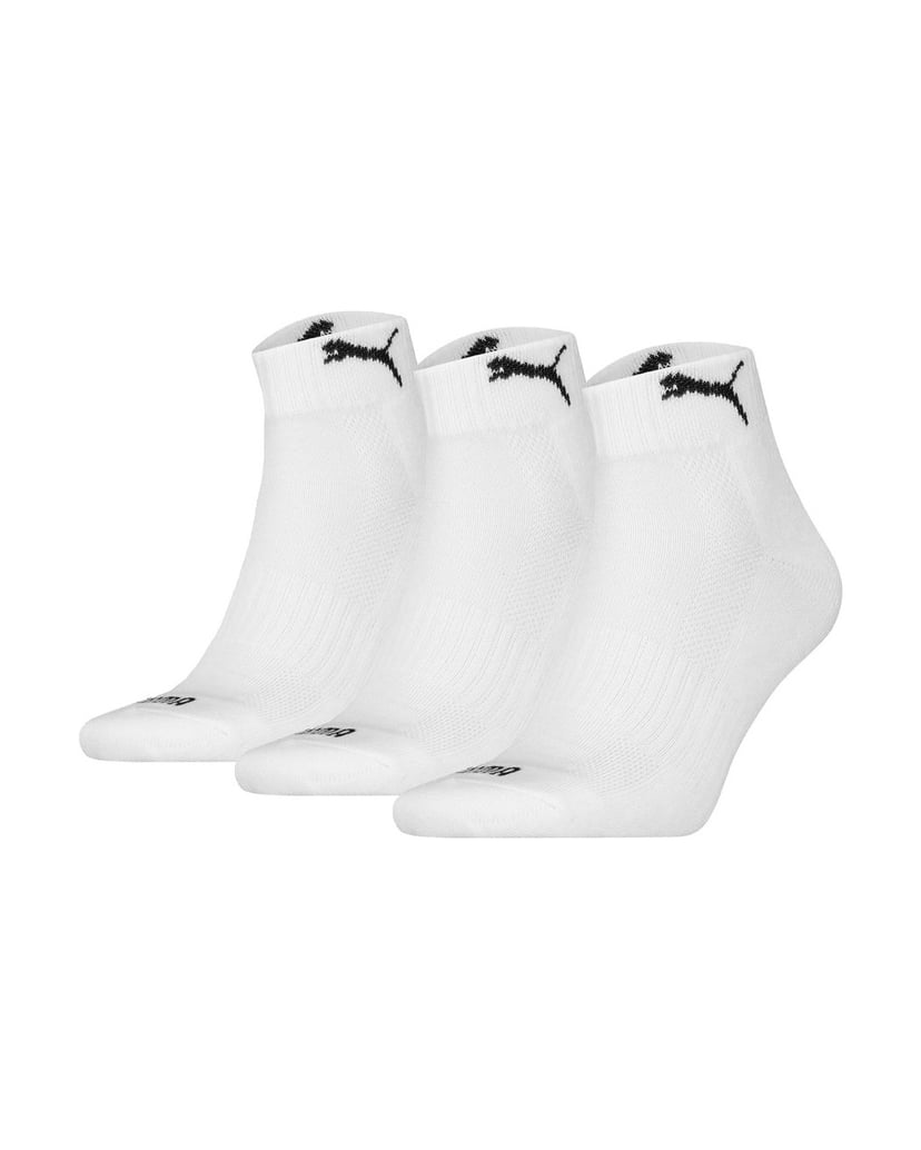 Puma-Unisex-Socken-3er-Pack-Cushioned-Quarter-3P-schwarz