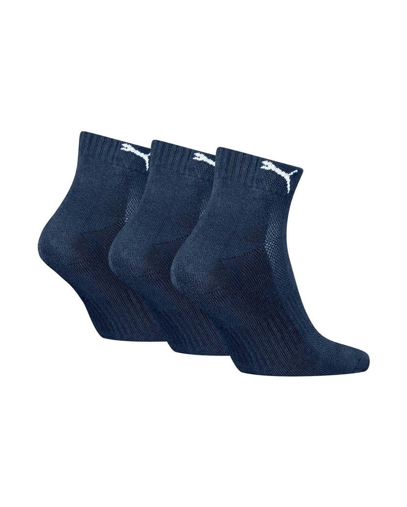 Puma-Unisex-Socken-3er-Pack-Cushioned-Quarter-3P-schwarz