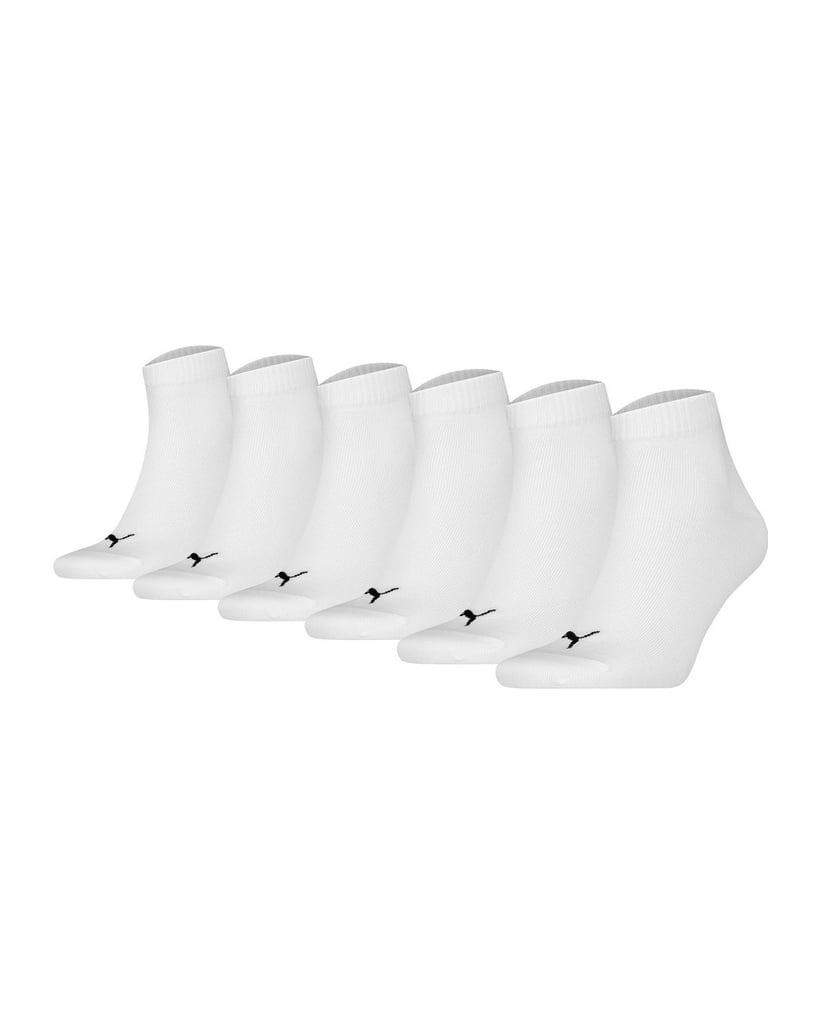 Puma-Unisex-Socken-6er-Pack-Quarter-Plain-ECO-schwarz