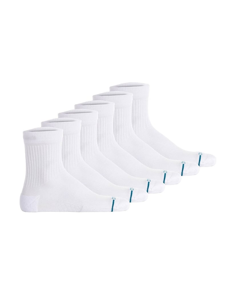 STANCE-Unisex-Socken-6er-Pack-Icon-Quarter-schwarz