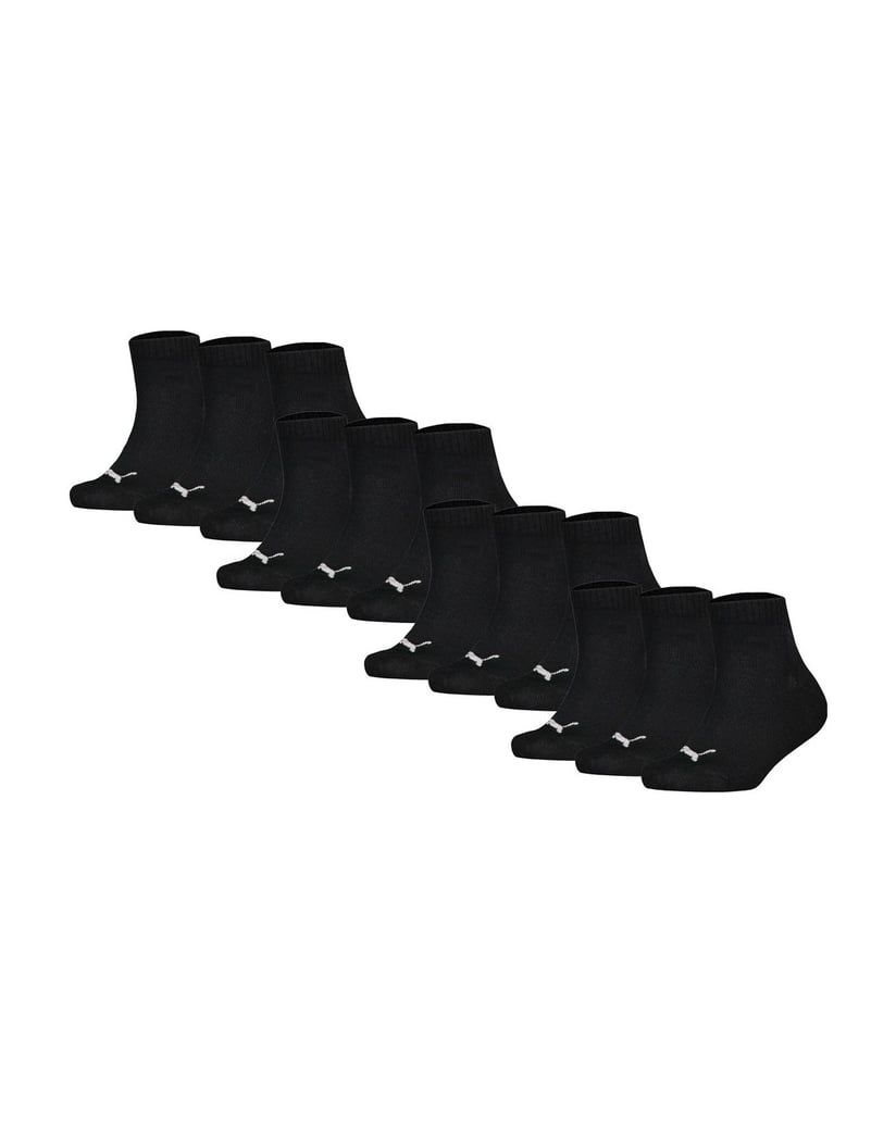 Puma-Unisex-Socken-12er-Pack-Plain-Quarter-12-schwarz