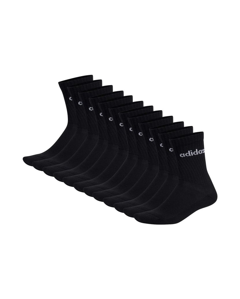 Adidas-Unisex-Socken-12er-Pack-Linear-Crew-Cushioned-schwarz