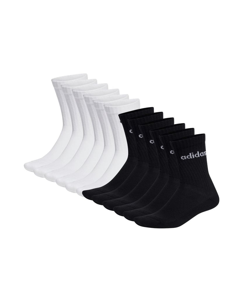 Adidas-Unisex-Socken-12er-Pack-Linear-Crew-Cushioned-schwarz