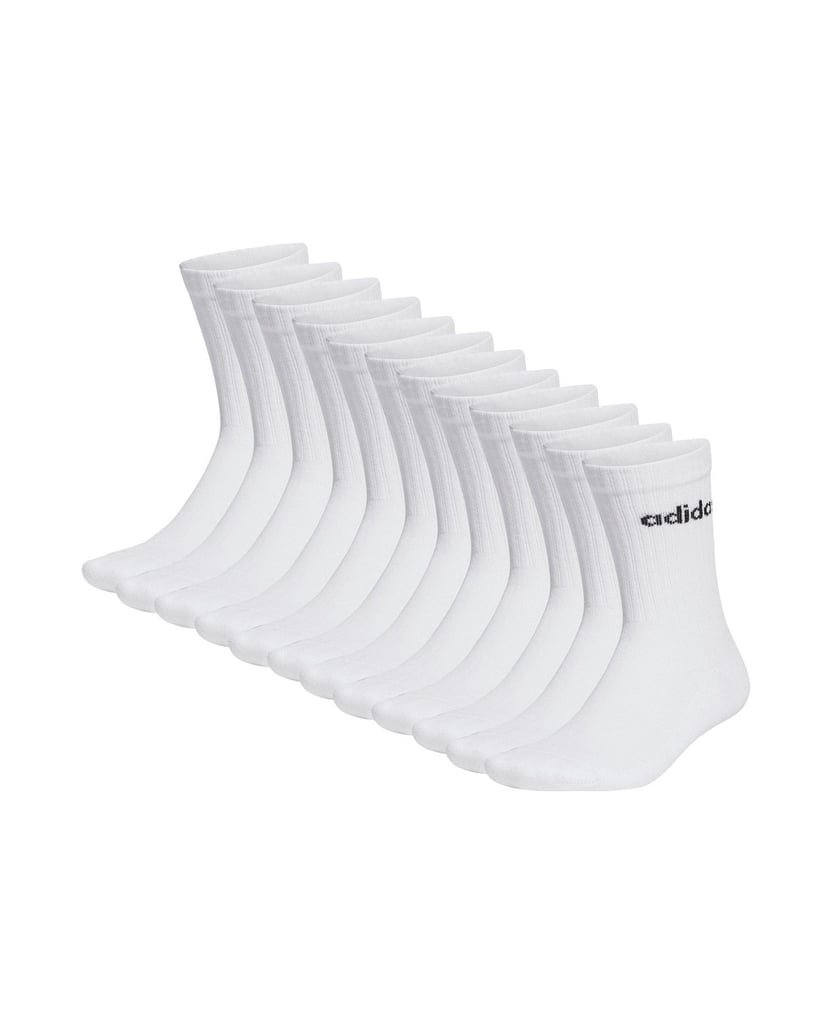 Adidas-Unisex-Socken-12er-Pack-Linear-Crew-Cushioned-schwarz