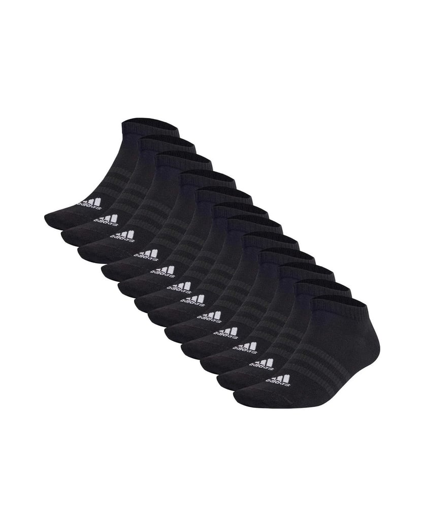 Adidas-Unisex-Socken-12er-Pack-Thin-and-Light-Sportswear-Low-Cut-Socks-schwarz