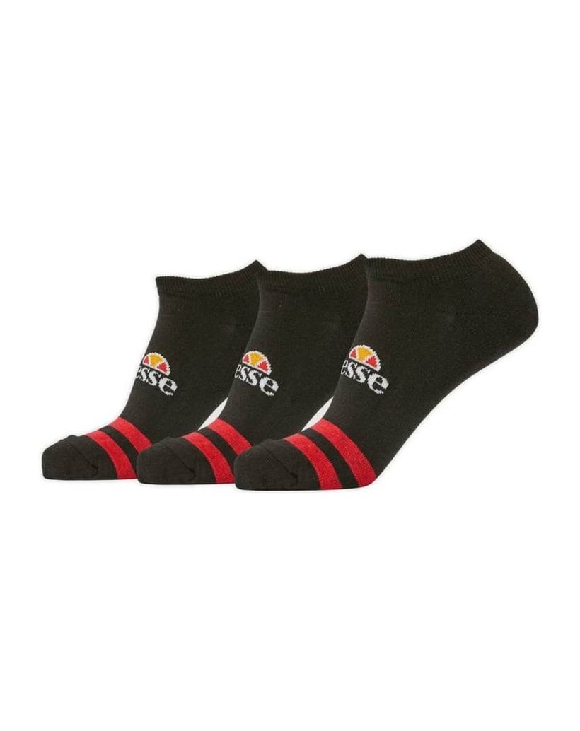 ELLESSE-Unisex-Socken-3er-Pack-MELNA-TRAINER-LINER-schwarz