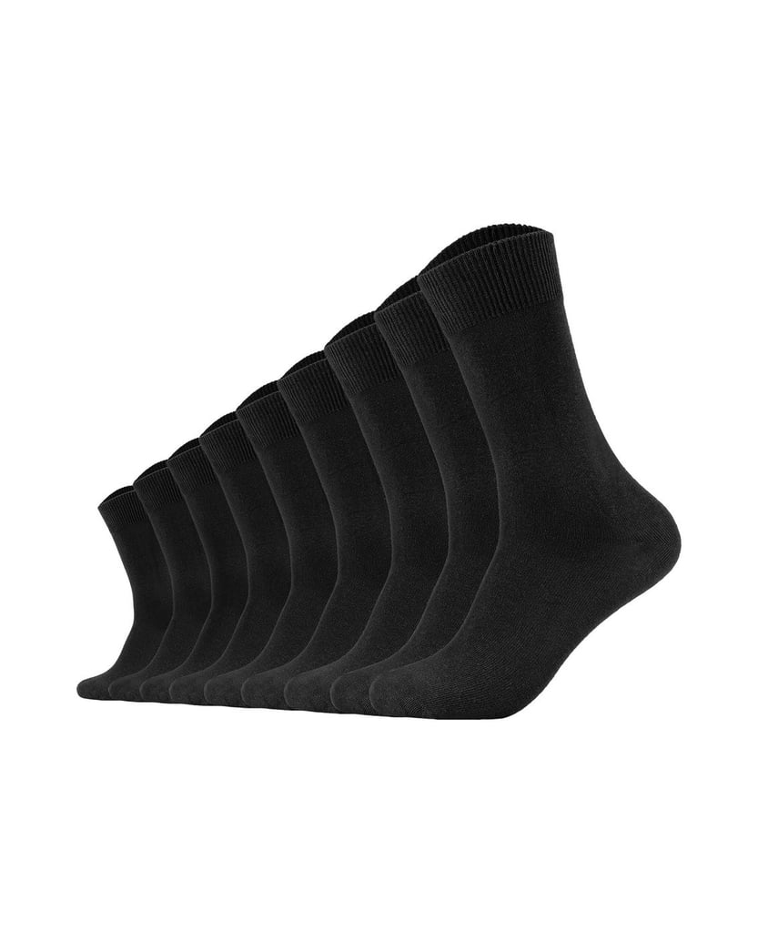 Camano-Unisex-Socken-9er-Pack-schwarz