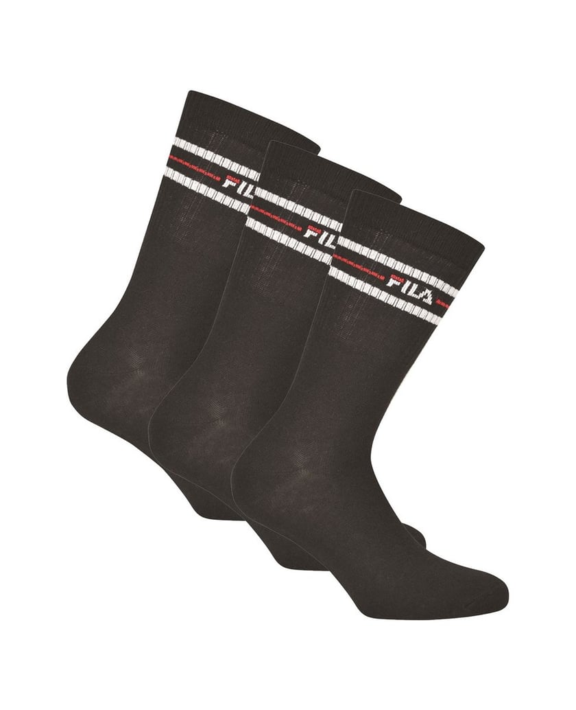Fila-Unisex-Socken-3er-Pack-schwarz
