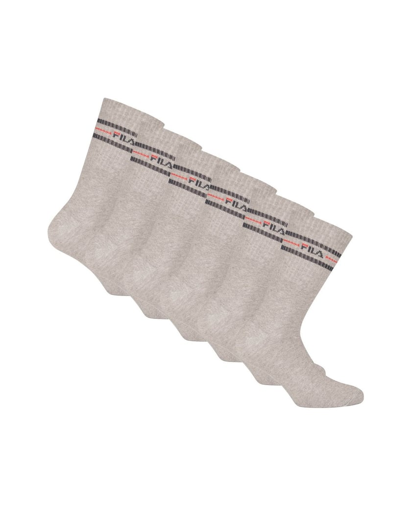 Fila-Unisex-Socken-6er-Pack-schwarz