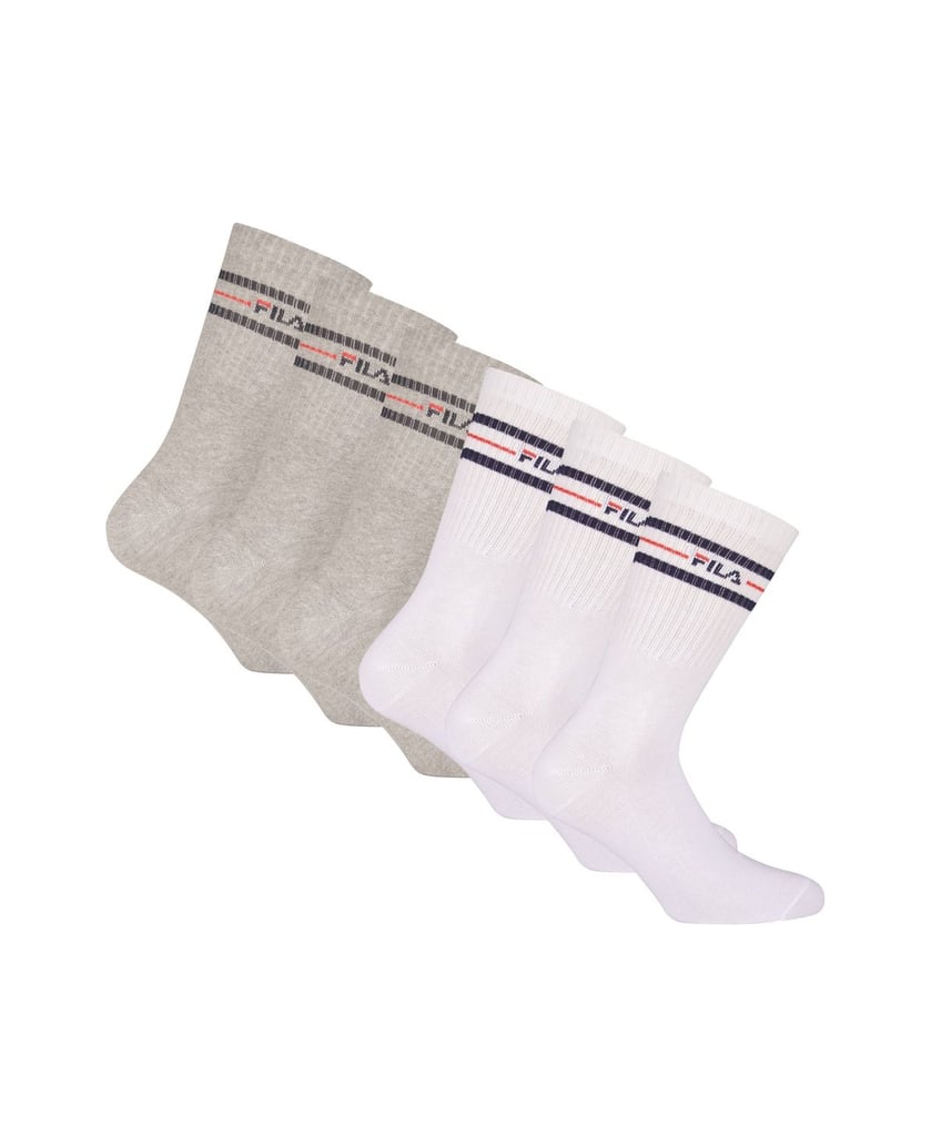 Fila-Unisex-Socken-6er-Pack-schwarz