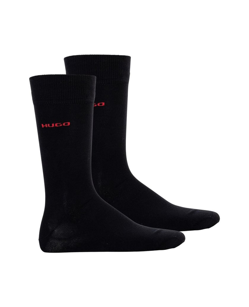 HUGO-Herren-Socken-2er-Pack-2P-RS-UNI-CC-schwarz