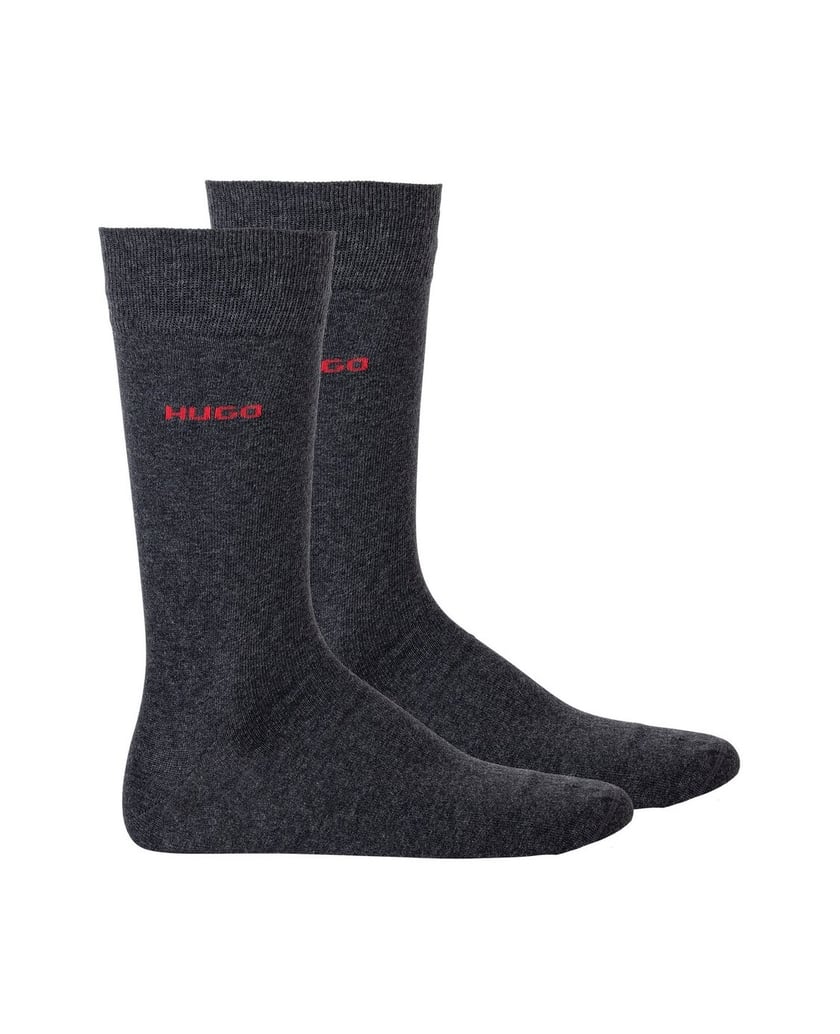 HUGO-Herren-Socken-2er-Pack-2P-RS-UNI-CC-schwarz
