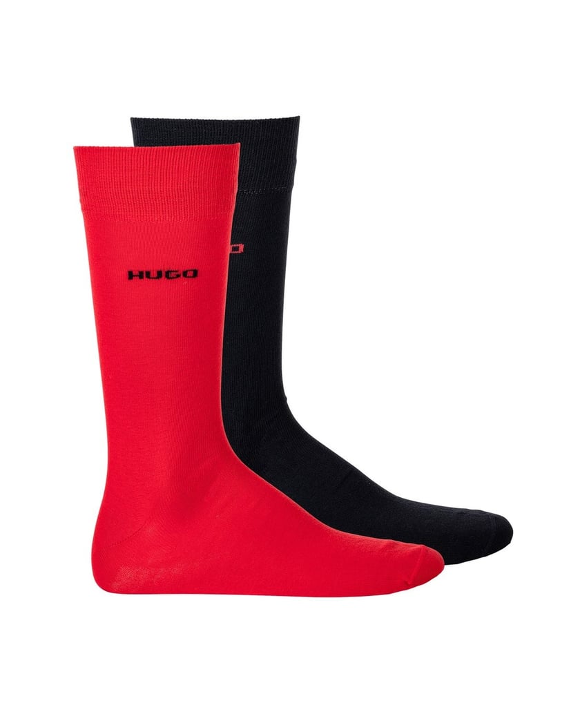 HUGO-Herren-Socken-2er-Pack-2P-RS-UNI-CC-schwarz