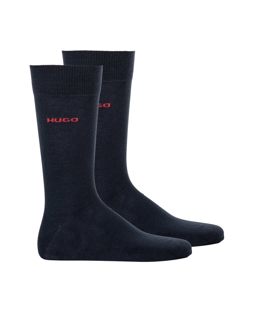 HUGO-Herren-Socken-2er-Pack-2P-RS-UNI-CC-schwarz