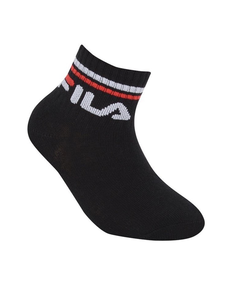 Fila-Unisex-Socken-6er-Pack-QUARTER-JUNIOR-SO-schwarz