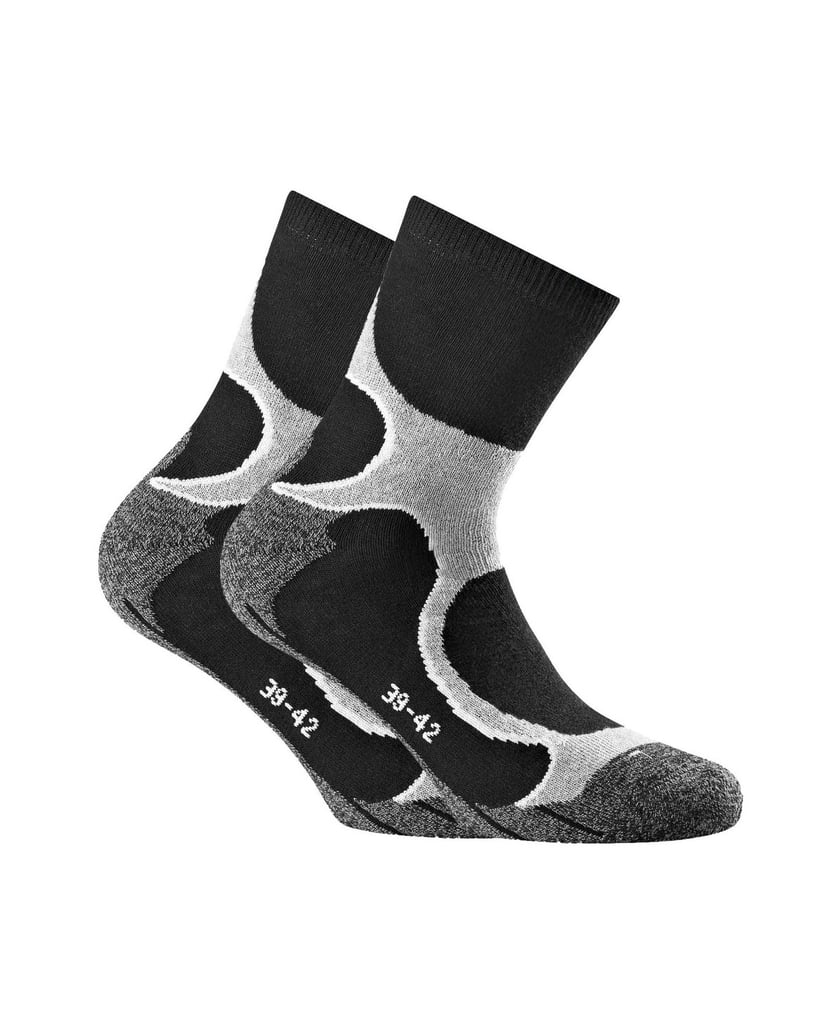 Rohner-basic-Unisex-Socken-2er-Pack-Running-Quarter-2-er-pack-grau