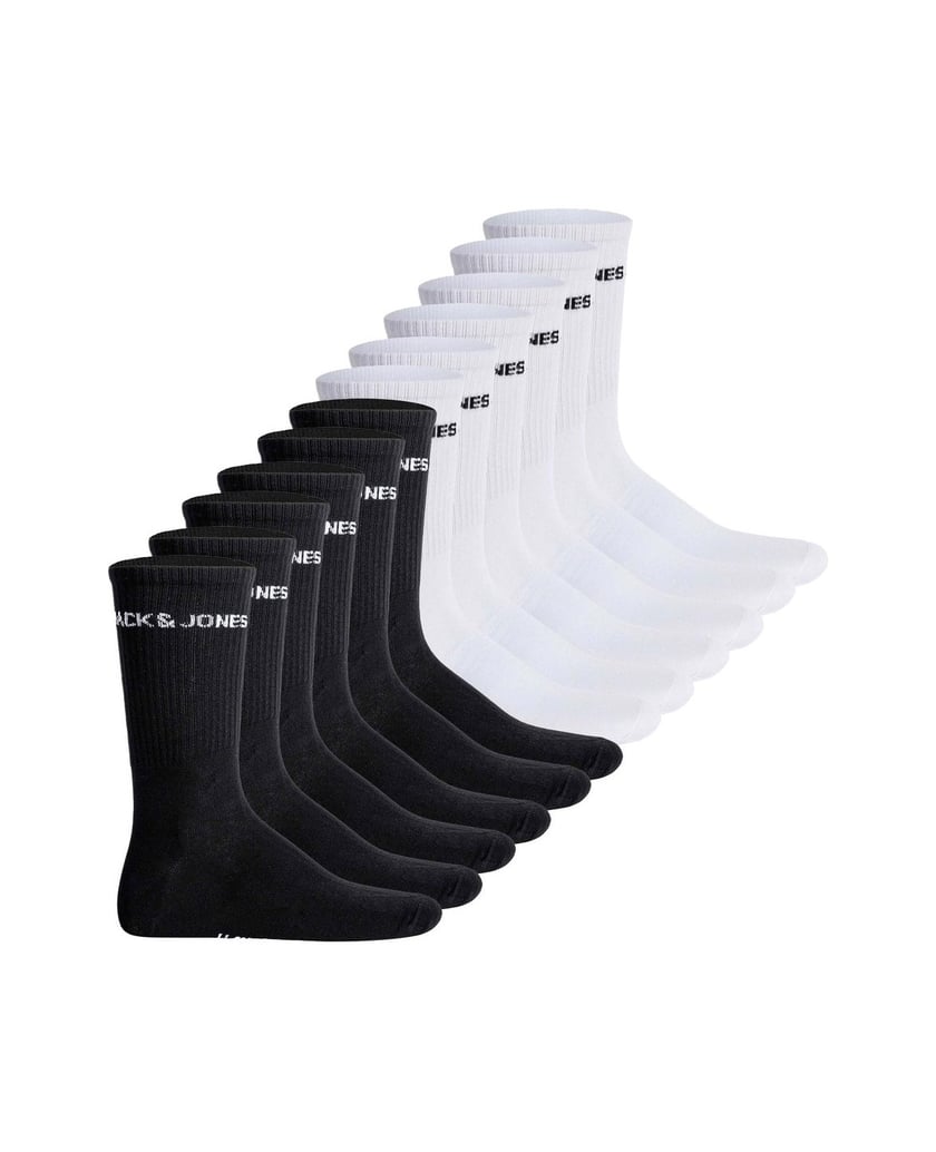 Jack-&-Jones-Herren-Socken-12er-Pack-JACLOGO-12-PACK-schwarz