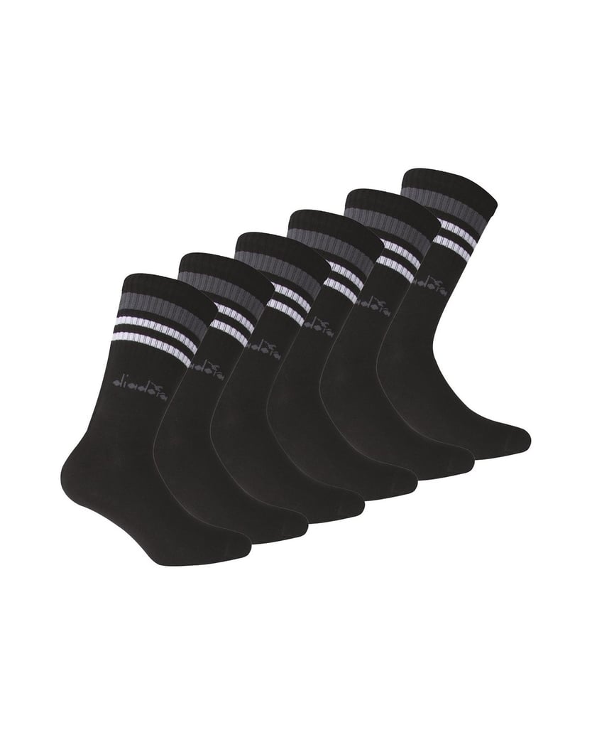 Diadora-Unisex-Socken-6er-Pack-schwarz