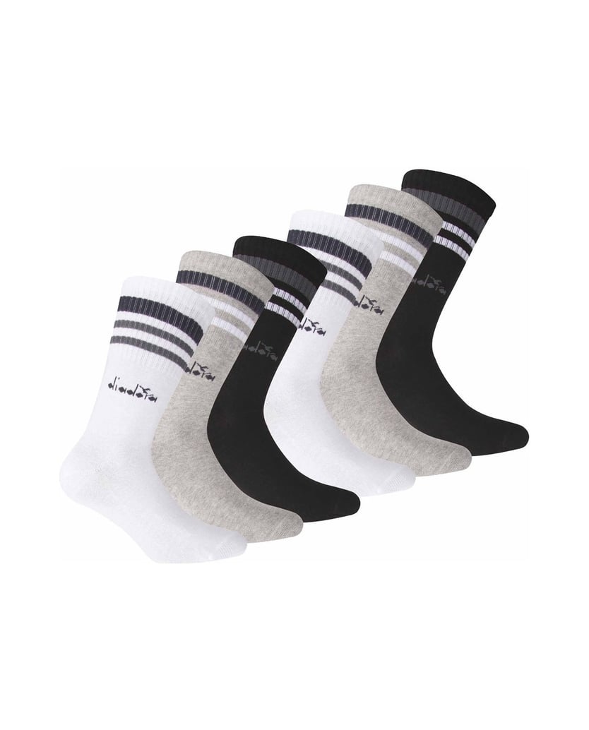 Diadora-Unisex-Socken-6er-Pack-schwarz
