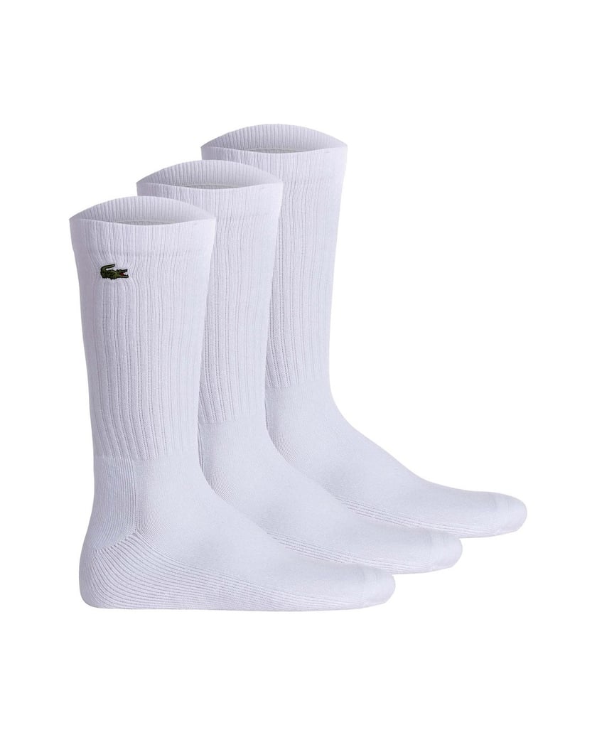 LACOSTE-Unisex-Socken-3er-Pack-schwarz