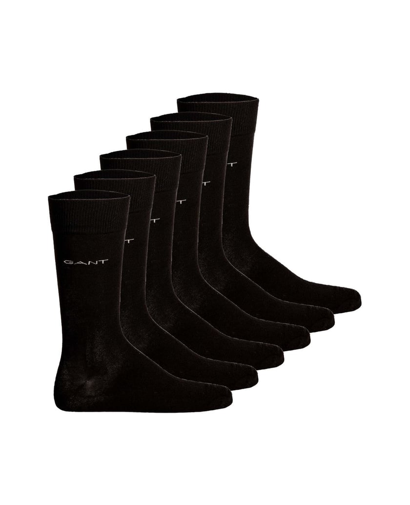 GANT-Herren-Socken-6er-Pack-schwarz