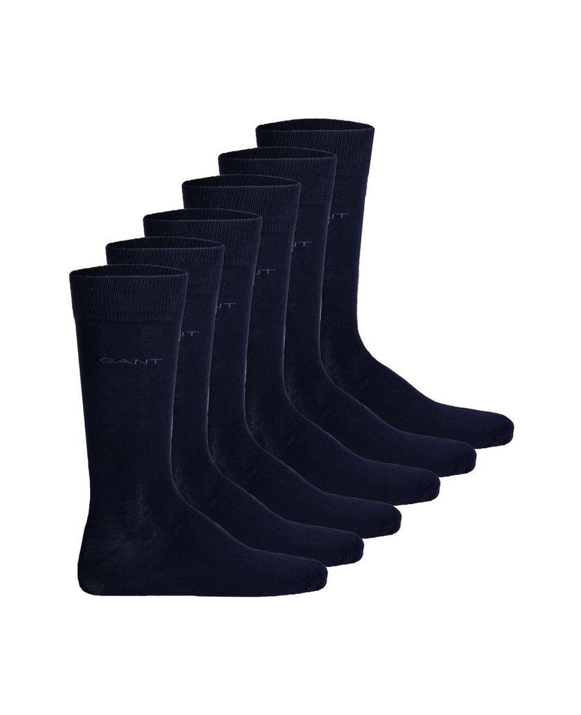 GANT-Herren-Socken-6er-Pack-schwarz