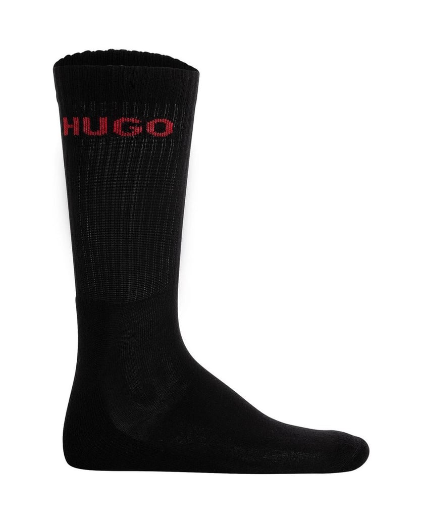 HUGO-Herren-Socken-6er-Pack-6P-QS-RIB-LOGO-CC-schwarz