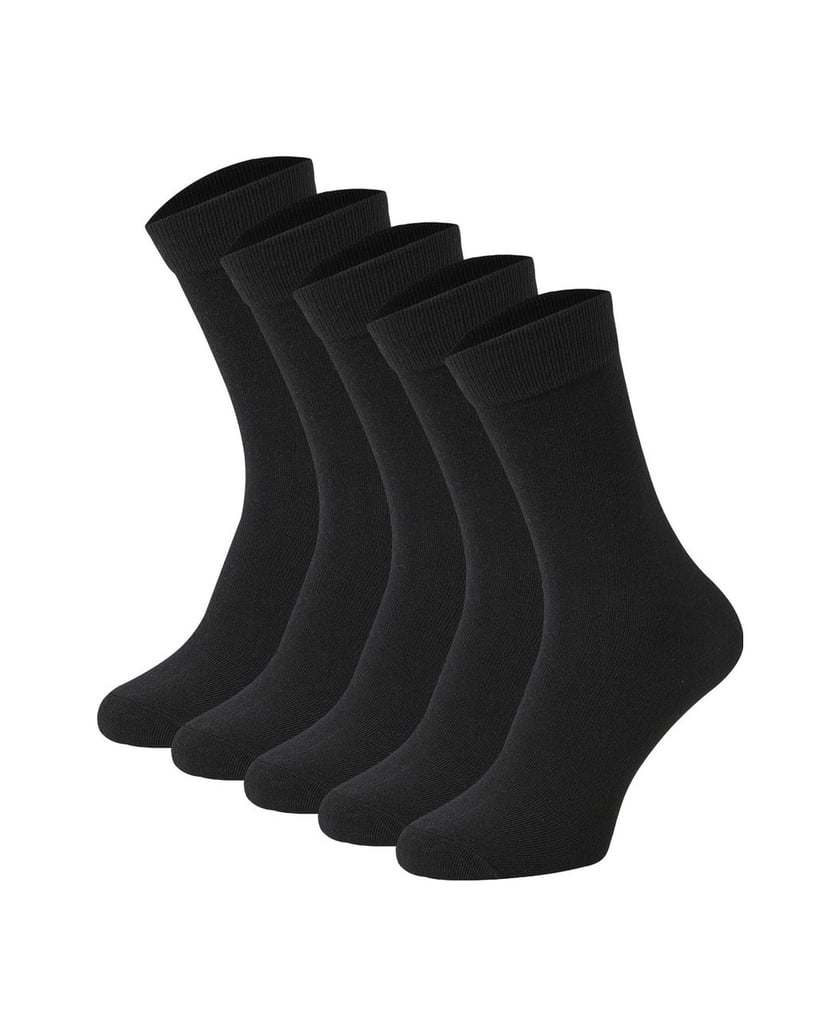 Jack-&-Jones-Unisex-Socken-5er-Pack-JACBLACK-SOCK-5-PACK-JNR-schwarz