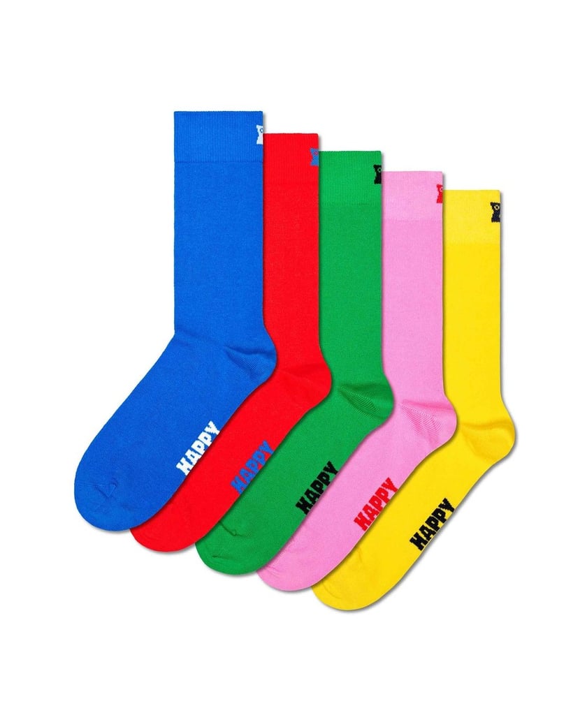 HAPPY-SOCKS-Unisex-Socken-5er-Pack-schwarz