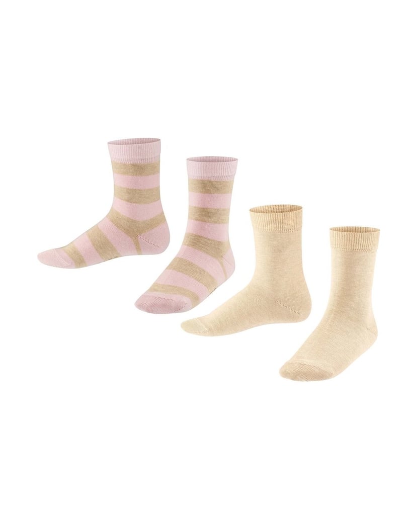 Falke-Unisex-Socken-2er-Pack-FALKE-Happy-Stripe-2Pack-SO-schwarz