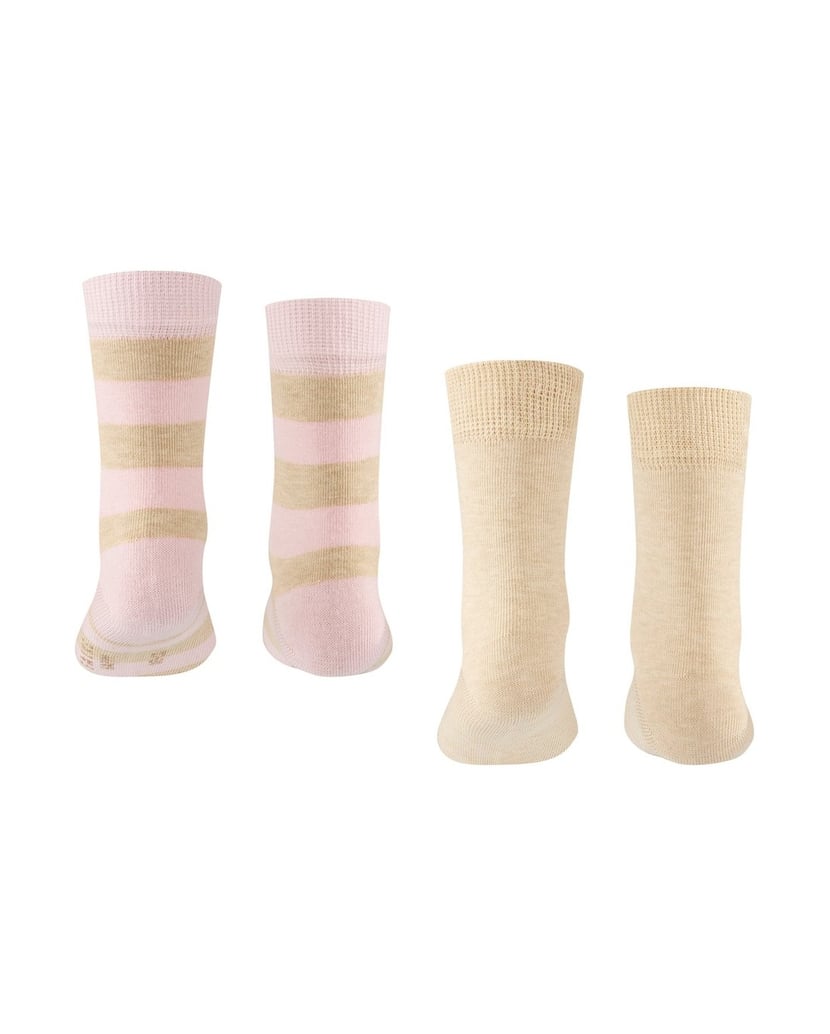 Falke-Unisex-Socken-2er-Pack-FALKE-Happy-Stripe-2Pack-SO-schwarz